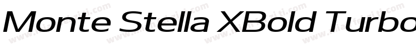 Monte Stella XBold Turbo字体转换